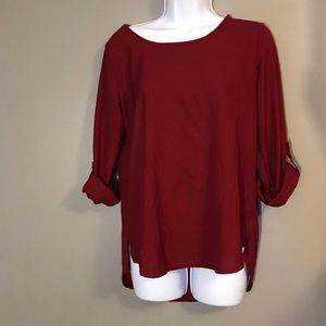 Maroon blouse